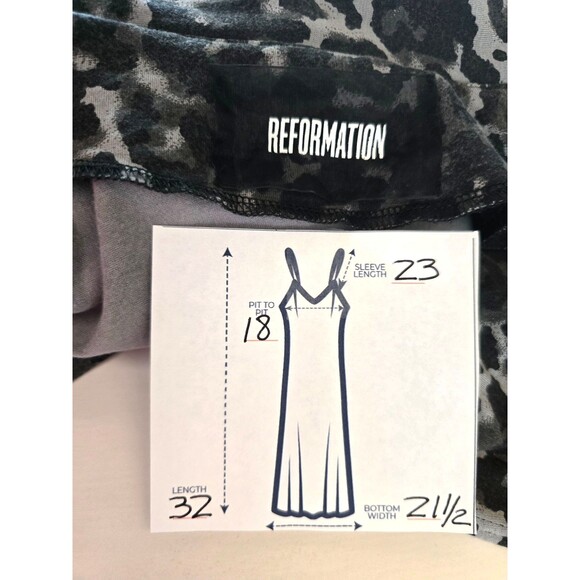 Reformation Animal Print Wrap Dress Leopard Cheetah Mini Medium - Picture 3 of 9